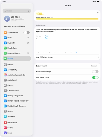 Slide your finger upwards starting from the bottom of the screen to return to the home screen.