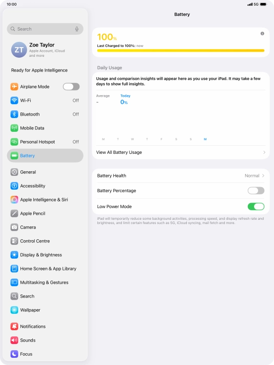 Slide your finger upwards starting from the bottom of the screen to return to the home screen.