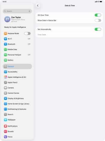 Slide your finger upwards starting from the bottom of the screen to return to the home screen.