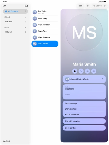 Slide your finger upwards starting from the bottom of the screen to return to the home screen.