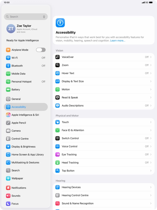 Press the required category below 