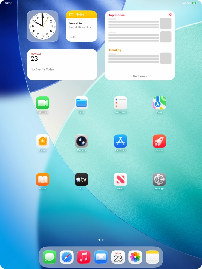 When the battery charging icon is displayed, the battery is charging.