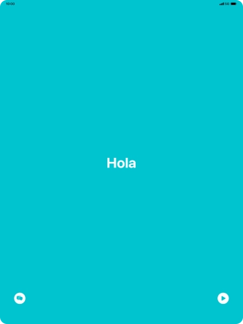 Press the split view icon to go back to display of both languages.