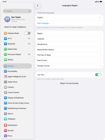 Press Add Language....