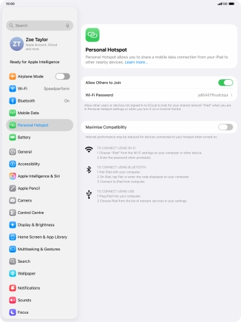 Slide your finger upwards starting from the bottom of the screen to return to the home screen.