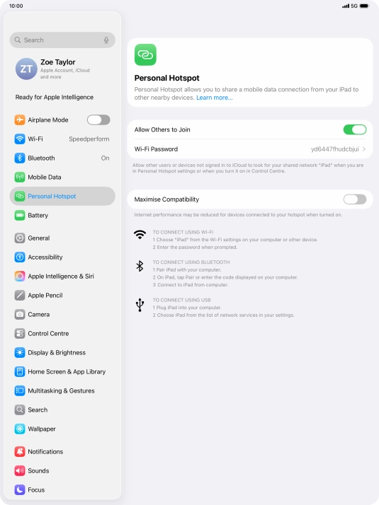 Slide your finger upwards starting from the bottom of the screen to return to the home screen.