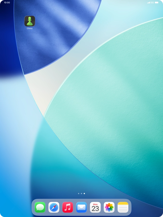 Press and hold the required app.