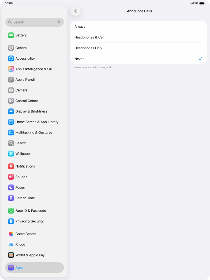 Press Always to turn on the function when silent mode is turned off.