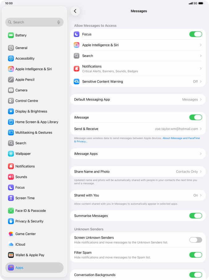 Slide your finger upwards starting from the bottom of the screen to return to the home screen.