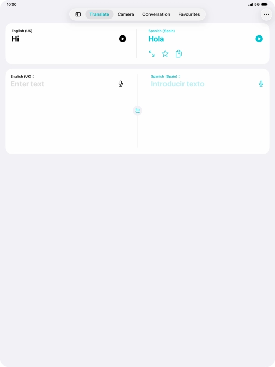 Press the screen size icon.