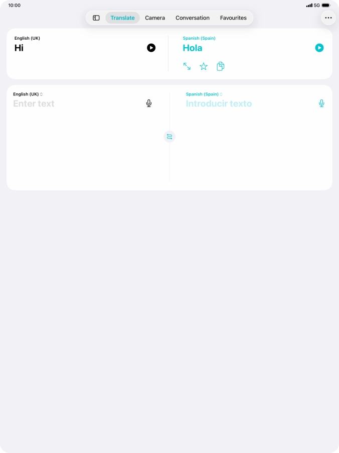 Press the screen size icon.
