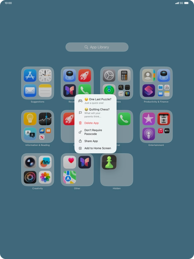 Press Don't Require Passcode.