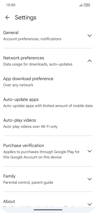 Press Auto-update apps.