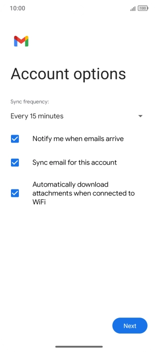 Press the drop down list below 