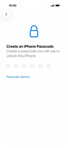 Press Passcode Options. Press Passcode Options.