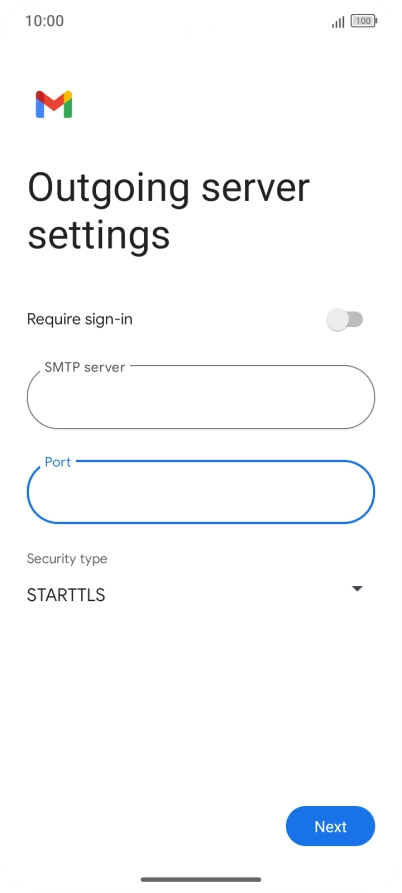 Press the drop down list below 