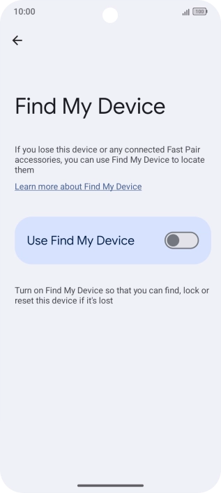 Press the indicator next to Press the indicator next to