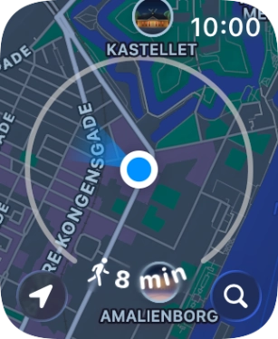 Press the search icon.