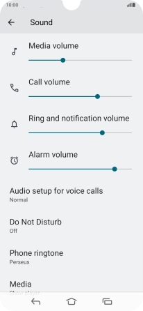 Press Phone ringtone. Press Phone ringtone.
