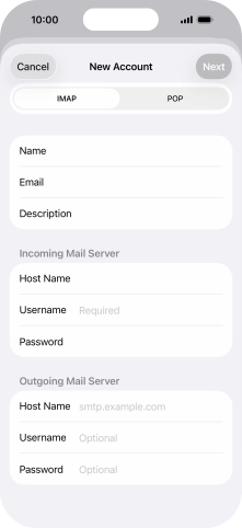 Press Username and key in mail.vodafone.ie.