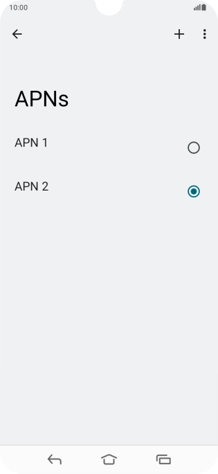 Press the Home key to return to the home screen.