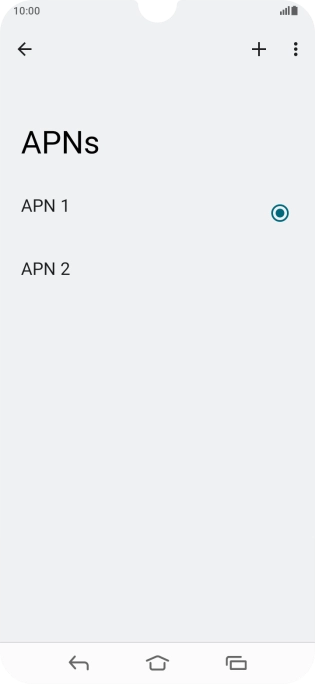 Press the Home key to return to the home screen.