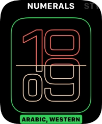 Turn the Digital Crown to change between the different designs.