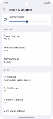 Press Phone ringtone. Press Phone ringtone.