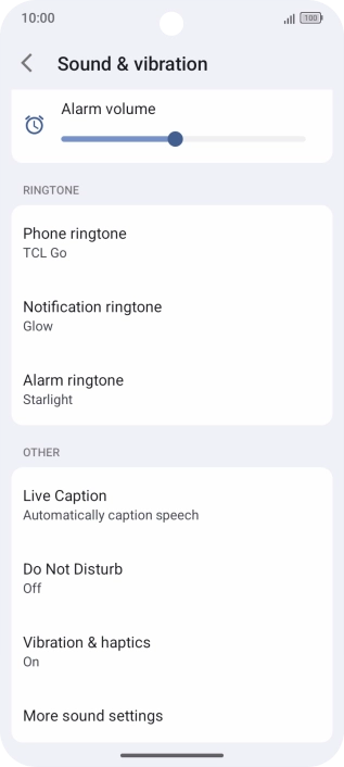 Press Phone ringtone. Press Phone ringtone.