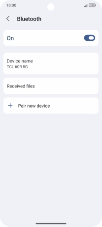 Press Pair new device. Press Pair new device.