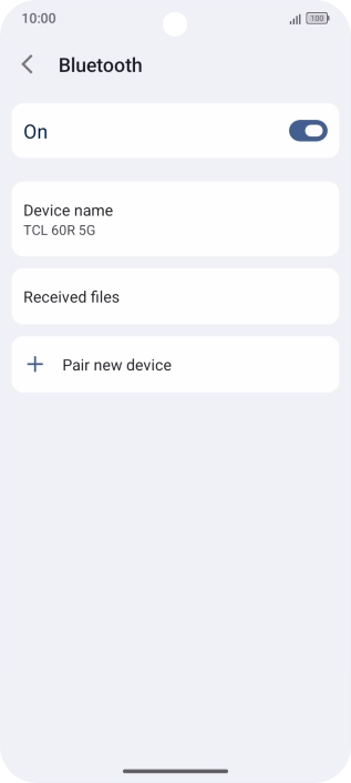 Press Pair new device. Press Pair new device.
