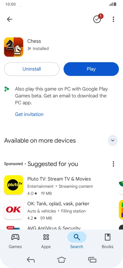 Press the Home key to return to the home screen. Press the Home key to return to the home screen.