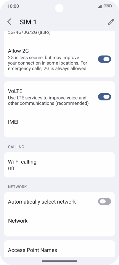 Press the indicator next to Press the indicator next to