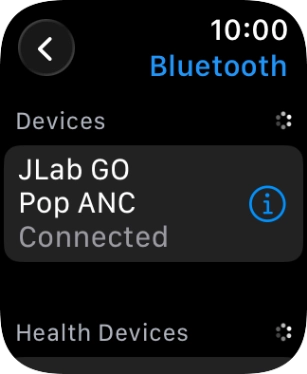 Press the Digital Crown several times to return to standby mode.