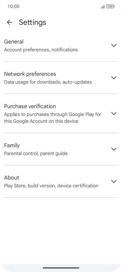 Press Network preferences.