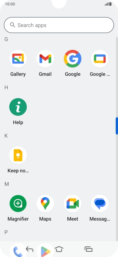 Press Gallery and go to the required folder. Press Gallery and go to the required folder.