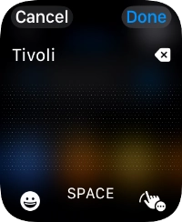 Key in the required destination and press Done.