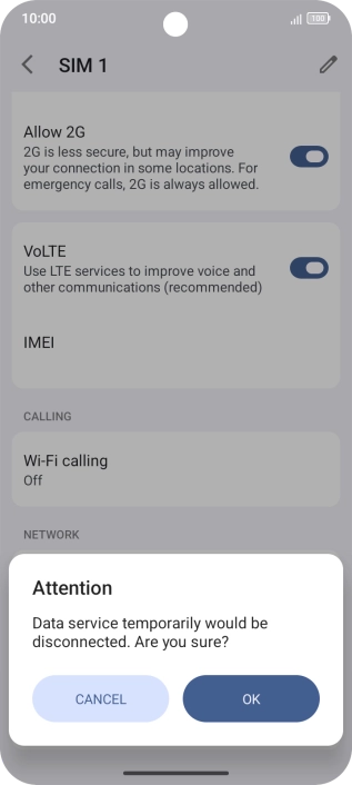 Press OK and your phone will search for networks. Press OK and your phone will search for networks.