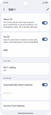 Press Access Point Names.
