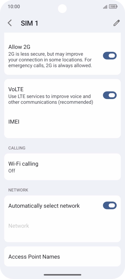 Press Access Point Names.