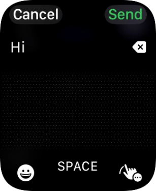 Press the input icon.