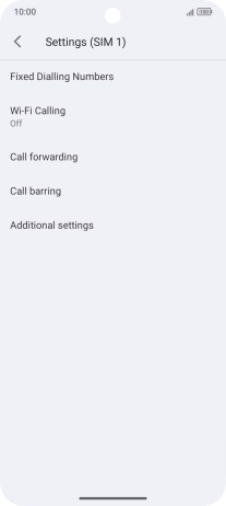 Press Fixed Dialling Numbers.