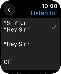 Press the required setting to turn the function on or off.