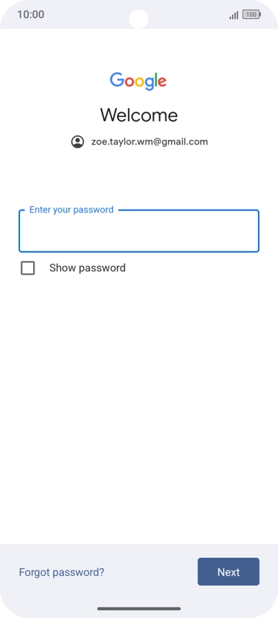 Press the field below Press the field below