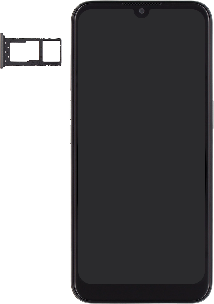 Turn your SIM as illustrated next to the SIM holder and place it in the SIM holder.