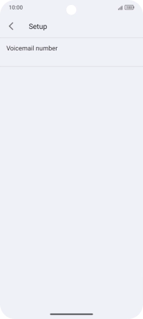 Press Voicemail number.