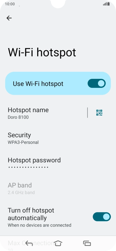 Press the Home key to return to the home screen.