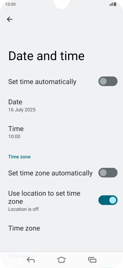 Press the indicator next to Press the indicator next to