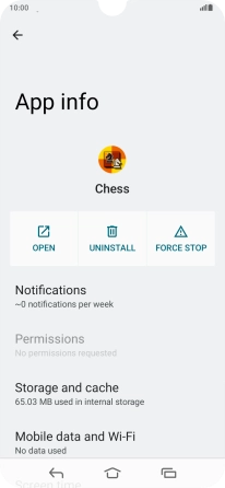 Press Storage and cache. Press Storage and cache.