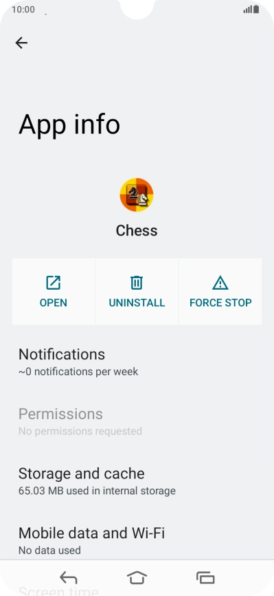 Press Storage and cache. Press Storage and cache.